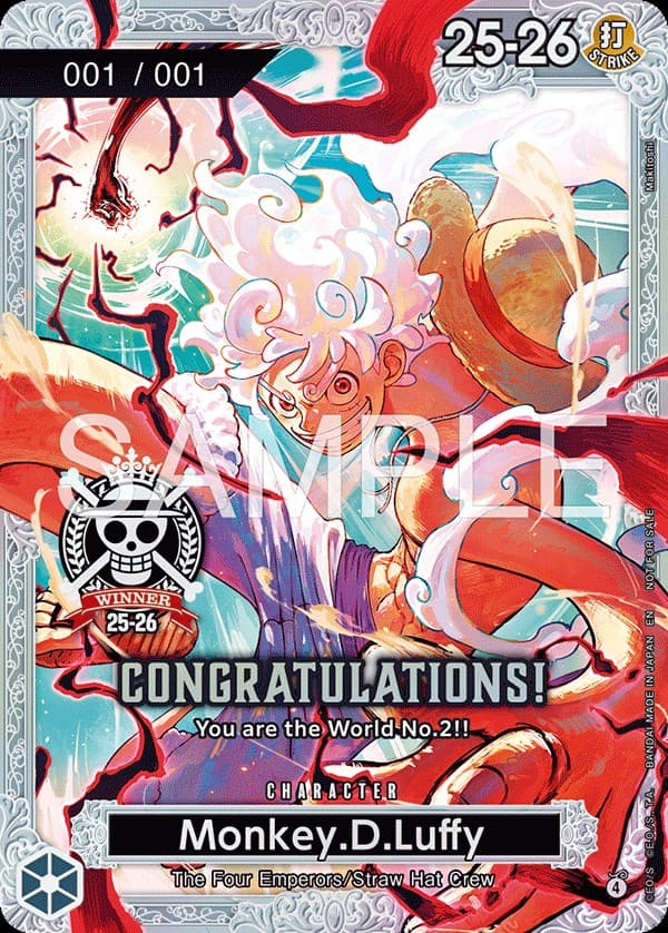 Monkey D. Luffy (Championship 25-26 | World Final 2nd Place Silver)