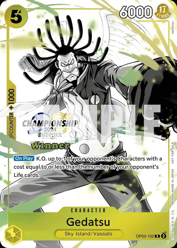 Gedatsu (Championship 2024 | Winner Pack Dec-Jan)