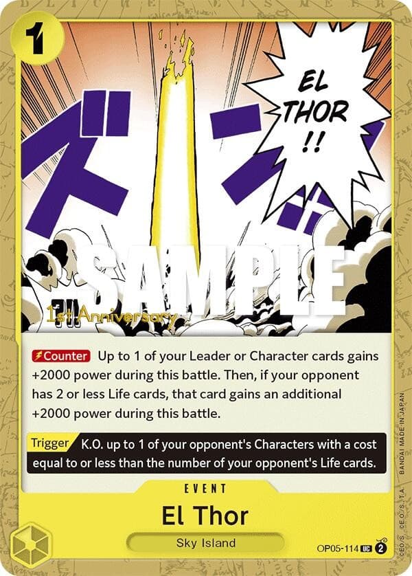 El Thor (1st Anniversary Stamp)
