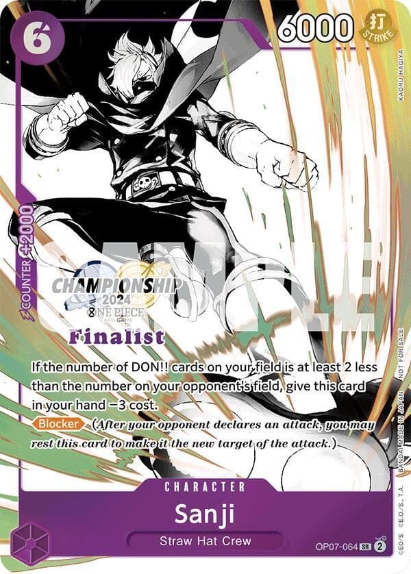 Sanji (Championship 2024 | Finalist Card Set Vol. 2)