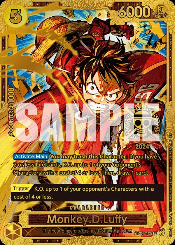 Monkey D. Luffy (Championship 2024 | World Final 1st Place Gold)