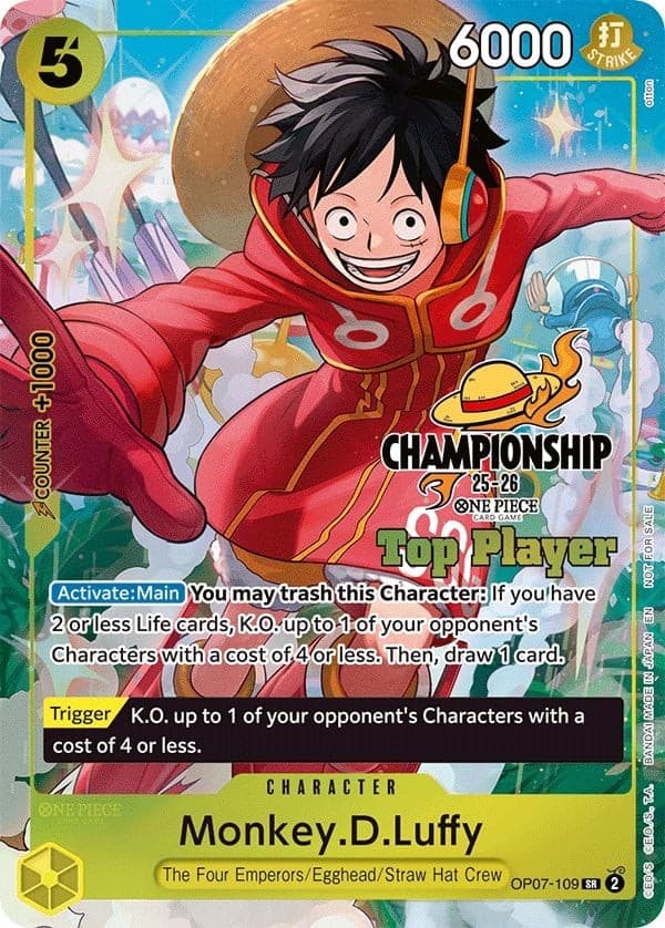 Monkey D. Luffy (Championship 25-26 | Top Player Pack)