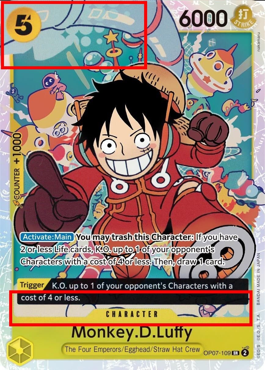 Monkey D. Luffy (Misprint | Print Error)