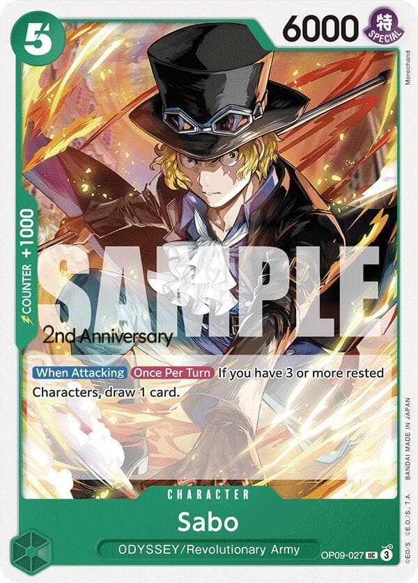 Sabo (2nd Anniversary Stamp)