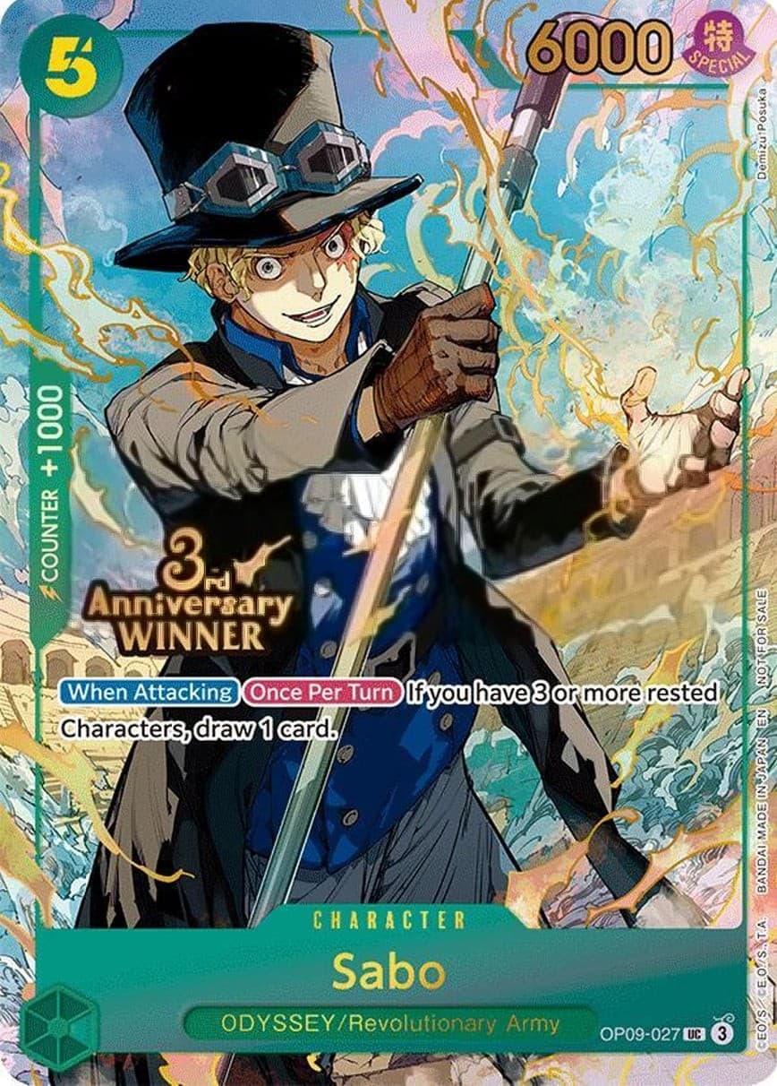 Sabo (3rd Anniversary Winner)