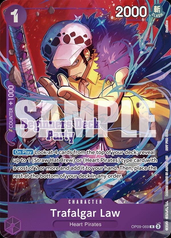 Traflagar Law (Beginners Deck Party | Winner Pack)