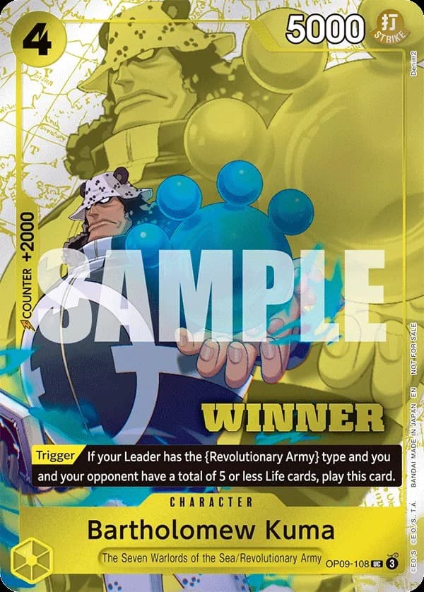 Bartholomew Kuma (Winner Pack 2025 Vol. 4)