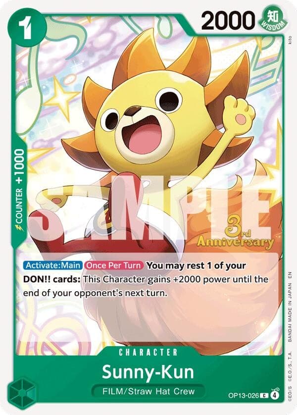 Sunny-Kun (3rd Anniversary Stamp)