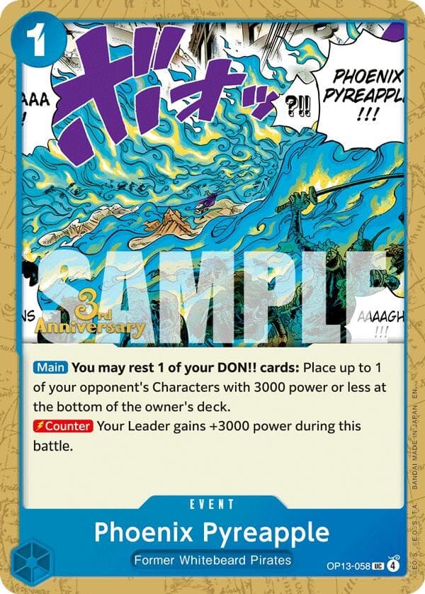 Phoenix Pyreapple (3rd Anniversary Stamp)