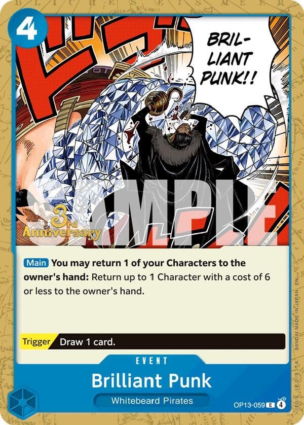 Brilliant Punk (3rd Anniversary Stamp)