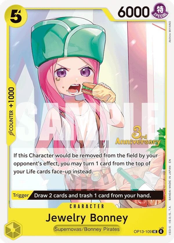 Jewelry Bonney (3rd Anniversary Stamp)
