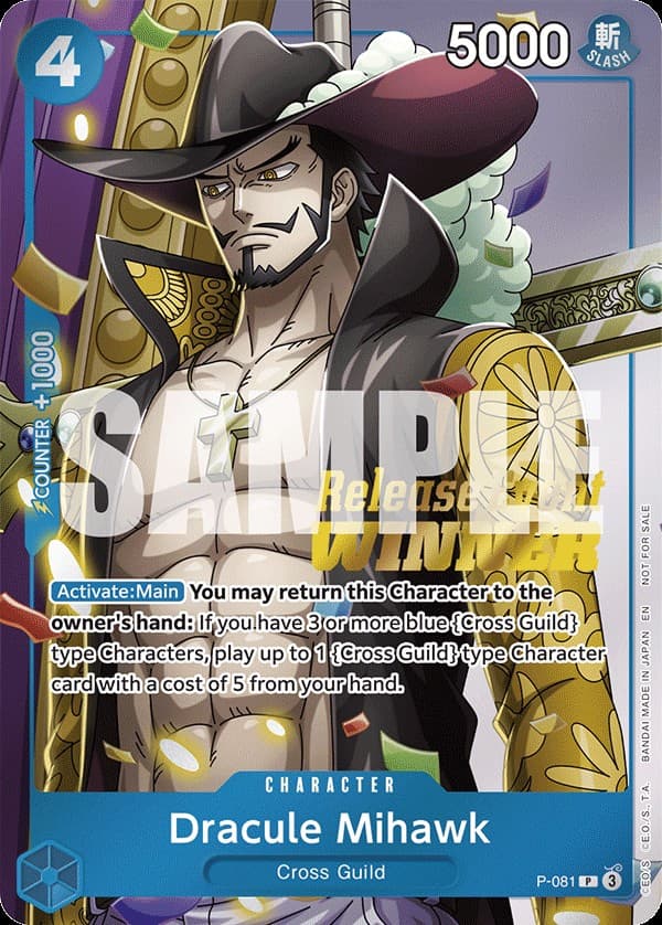 Dracule Mihawk (OP-11 Release Event | Winner)