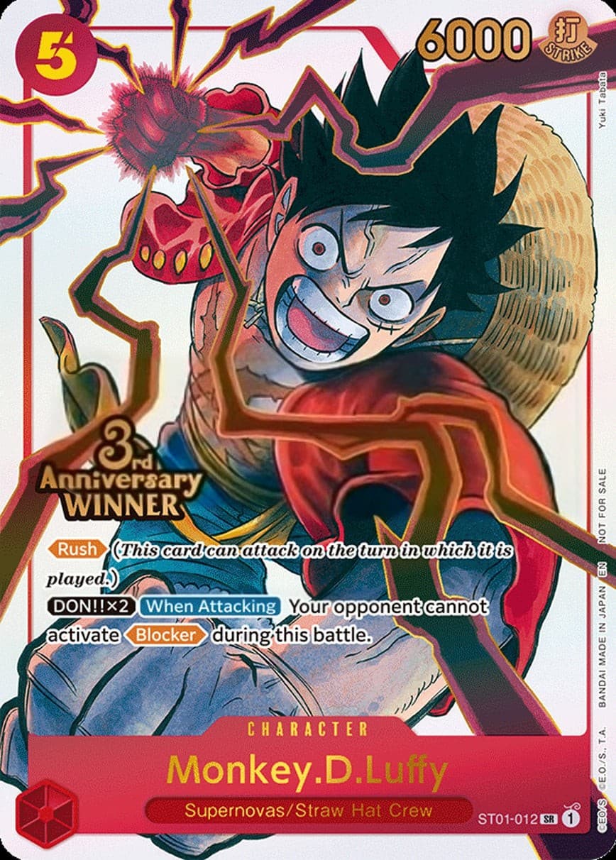 Monkey D. Luffy (3rd Anniversary Winner)