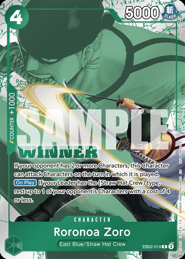 Roronoa Zoro (Winner Pack 2025 Vol. 3)