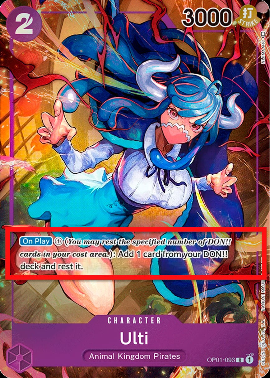 Ulti (Alternate Art | Pre-Errata Card | Missing Text "Up to")
