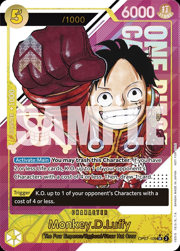 Monkey D. Luffy (Gold Text Championship 2024 | Event Pack)