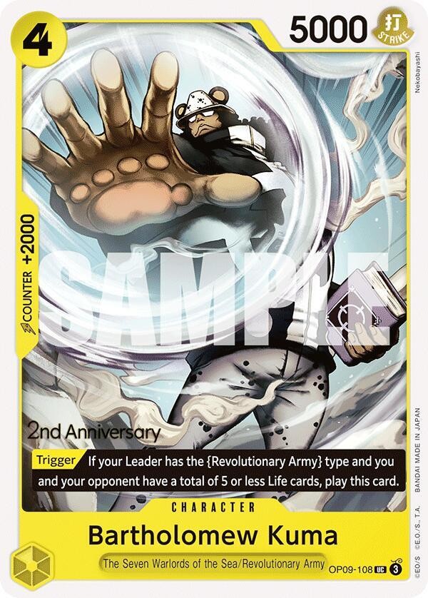 Bartholomew Kuma (2nd Anniversary Stamp)