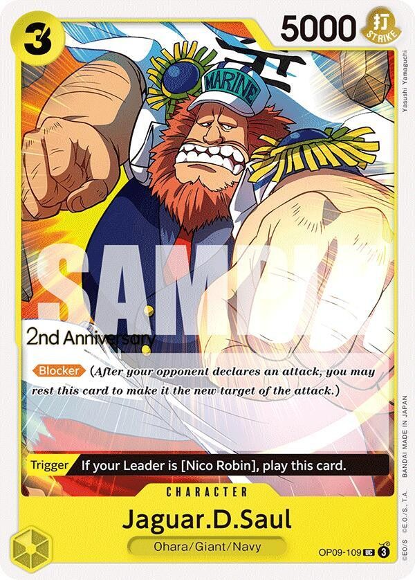 Jaguar D. Saul (2nd Anniversary Stamp)
