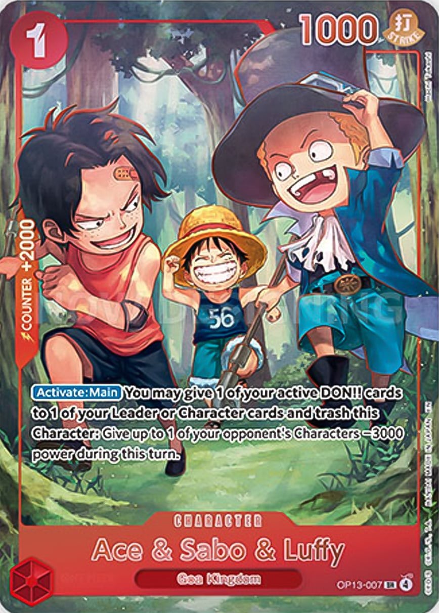 Ace & Sabo & Luffy (3rd Anniversary Set | English Version)