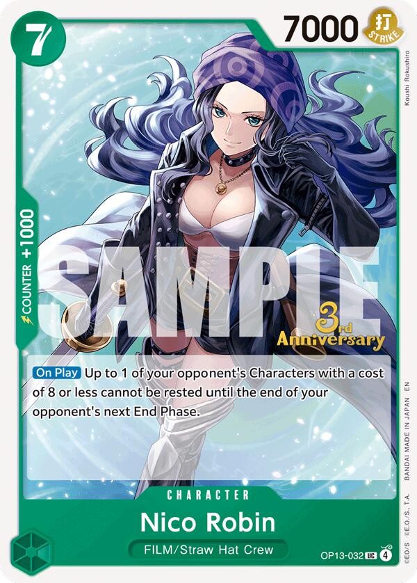 Nico Robin (3rd Anniversary Stamp)