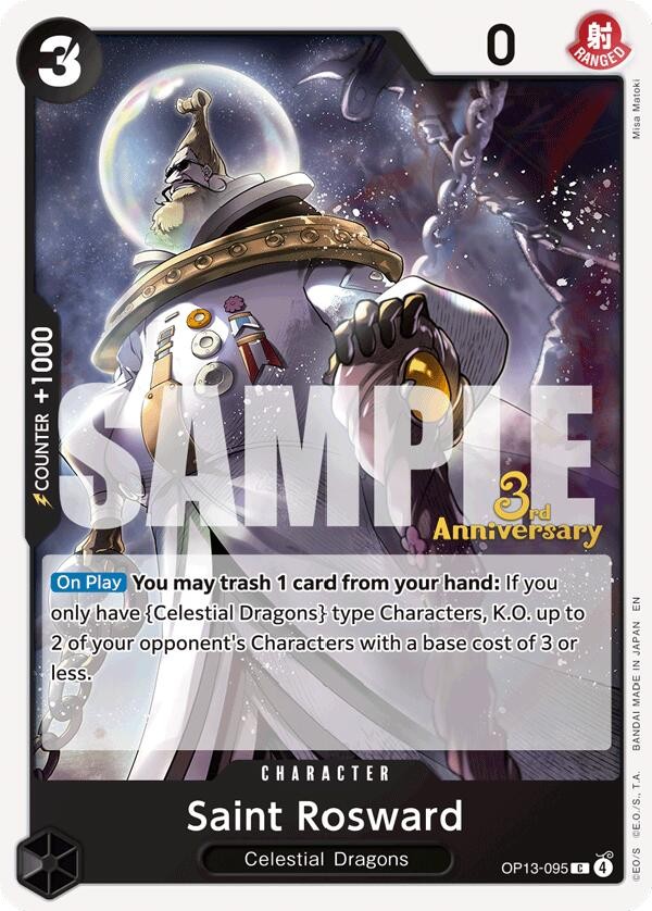 Saint Rosward (3rd Anniversary Stamp)