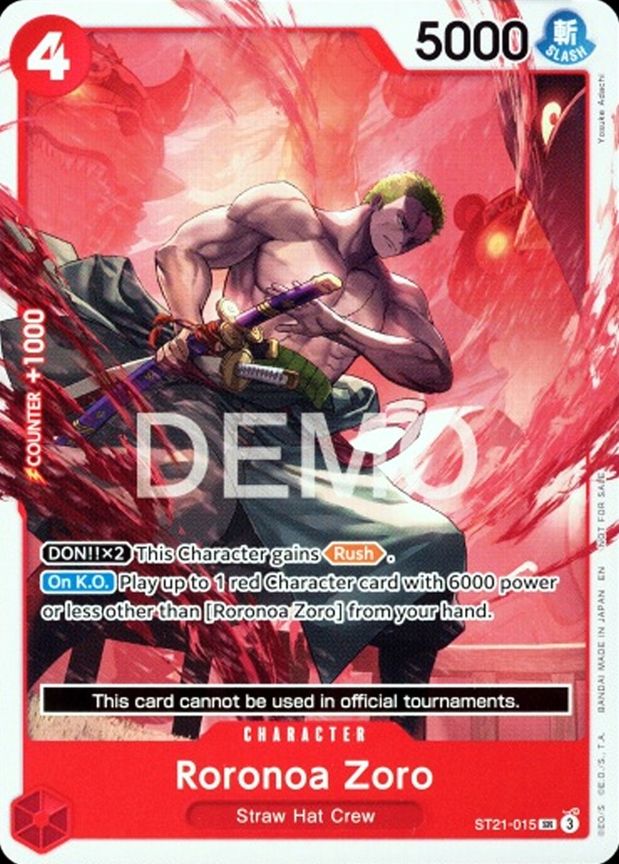 Roronoa Zoro (Demo Deck 2026 Stamp)