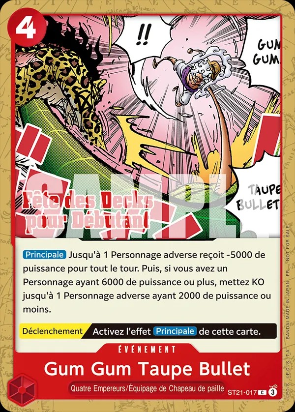 Gum-Gum Mole Pistol (Beginners Deck Party)